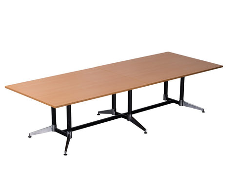 Rapidline Typhoon Boardroom Table Beech 3200 Boardroom Tables Dunn Furniture - Online Office Furniture for Brisbane Sydney Melbourne Canberra Adelaide