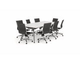 OLG Team Meeting Table White With Black Frame Meeting Tables Dunn Furniture - Online Office Furniture for Brisbane Sydney Melbourne Canberra Adelaide
