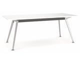 OLG Team Meeting Table White With Polished Alloy Frame Meeting Tables Dunn Furniture - Online Office Furniture for Brisbane Sydney Melbourne Canberra Adelaide