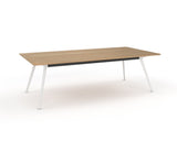 OLG Team Meeting Table Beech With White Frame Meeting Tables Dunn Furniture - Online Office Furniture for Brisbane Sydney Melbourne Canberra Adelaide