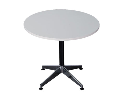 Rapidline Typhoon Round Meeting Table White Meeting Tables Dunn Furniture - Online Office Furniture for Brisbane Sydney Melbourne Canberra Adelaide