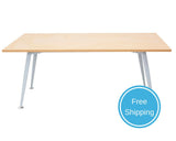 Rapidline Rapid Span Meeting Table Beech Meeting Tables Dunn Furniture - Online Office Furniture for Brisbane Sydney Melbourne Canberra Adelaide