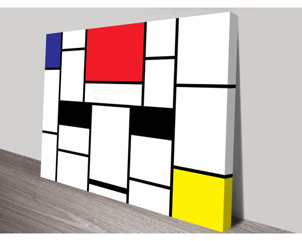 Piet Mondrian Wall Art Modern Art Dunn Furniture - Online Office Furniture for Brisbane Sydney Melbourne Canberra Adelaide